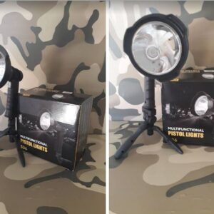 Outdoor Portable LED Flashlight Battery Powered UV Handheld Spot Light Lamp