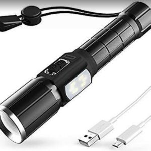 Rechargeable Flashlight with Side Light