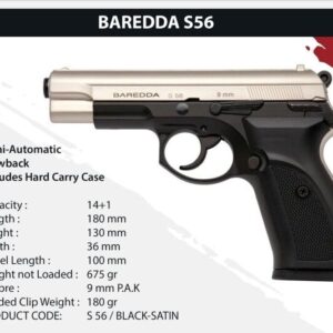 BAREDDA S56 Black/Satin
