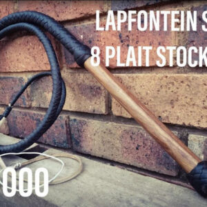 Hand made 8 Plait Leather whip