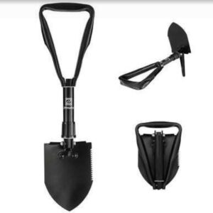 Multi-function folding trench survival shovel
