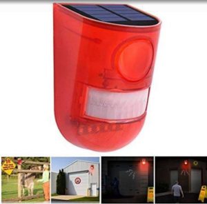 Solar powered alarm system – B35T