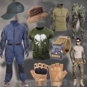 6. Clothing, Uniforms, Hats & Caps, Belts, Gloves & Jumpsuits.