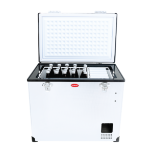 SnoMaster SMDZ-CL60 60L SINGLE COMPARTMENT PORTABLE FRIDGE/FREEZER AC/DC - STAINLESS STEEL